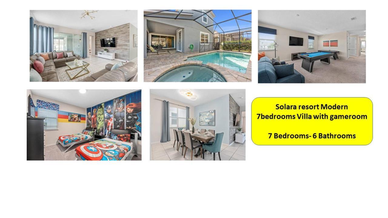 Modern Solara Villa With Pool, 7Bd Kissimmee Esterno foto